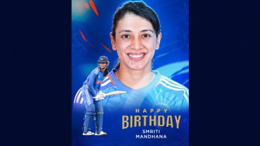 Smriti Mandhana Birthday: 27 वर्ष की हुई स्मृति मंधाना उनके जन्मदिन पर BCCI ने दी बधाई, देखें ट्वीट