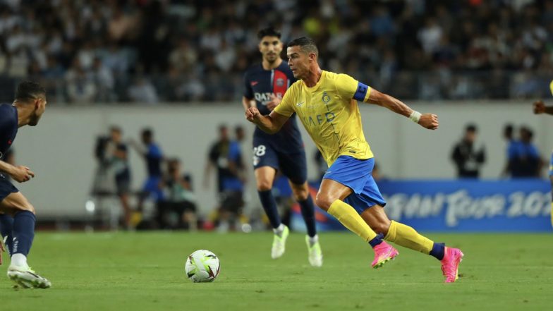 Cristiano Ronaldo Goal Video: क्रिस्टियानो रोनाल्डो ने अल-नासर को अरब क्लब चैंपियंस कप क्वार्टरफाइनल में क्वालीफाई कराने के लिए किए हेडर गोल, देखें खुबसूरत वीडियो