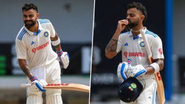 IND vs WI 2nd Test Day 2: विराट कोहली के 29वें टेस्ट शतक से भारत ने लंच तक छह विकेट पर 373 रन बनाए