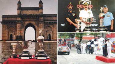 Durand Cup Trophy Tour: डूरंड कप ट्रॉफी टूर बड़े उत्साह के साथ मुंबई में आयोजित