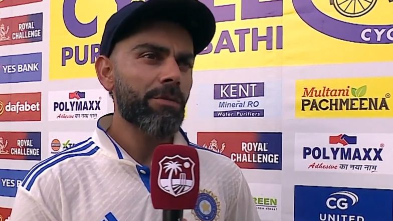 IND vs WI 2nd Test 2023: अपने 500वें टेस्ट में शतक लगाने के बाद विराट कोहली ने कहा, चुनौतियों का सामना करने को लेकर हो जाता हूं उत्साहित