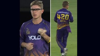 Adam Zampa Wears Jersey No 420: एडम ज़म्पा ने MLC में लॉस एंजिल्स नाइट राइडर्स के लिए पहनी जर्सी नंबर 420, फैंस ने दी प्रतिक्रिया