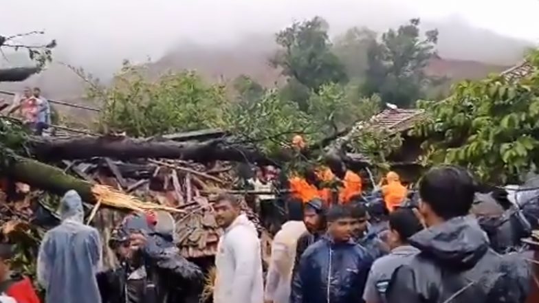 Raigad Landslide: महाराष्ट्र के रायगढ़ जिले में भूस्खलन, पांच लोगों की मौत