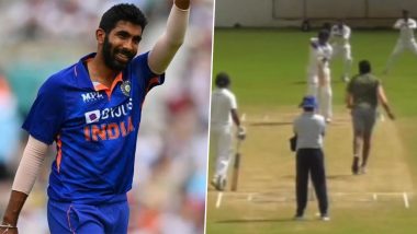 Jasprit Bumrah Bowls In Practice Match: प्रैक्टिस मैच में मुंबई के बल्लेबाजों के सामने जसप्रित बुमरा ने पूरी ताकत से की गेंदबाजी, देखें वीडियो 