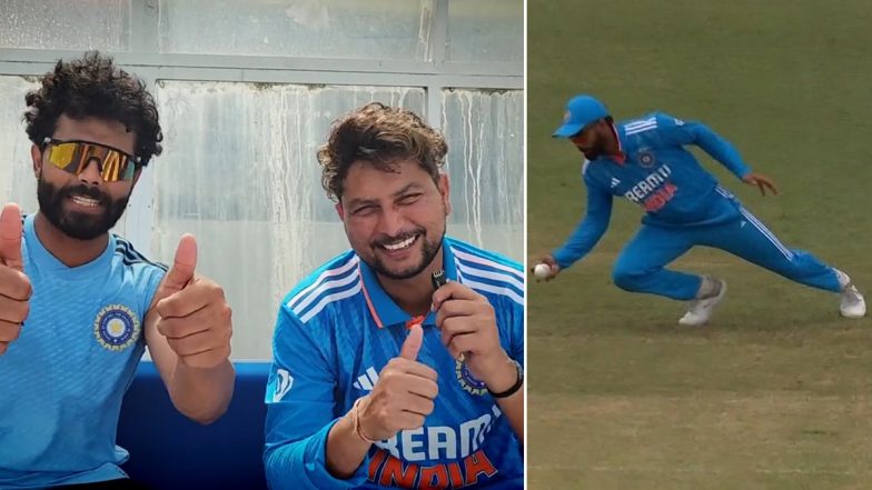 IND vs WI 1st ODI 2023: रवींद्र जडेजा, कुलदीप यादव ने वेस्टइंडीज के खिलाफ पहले वनडे में शानदार कैच के लिए विराट कोहली की सराहना की, देखें वीडियो