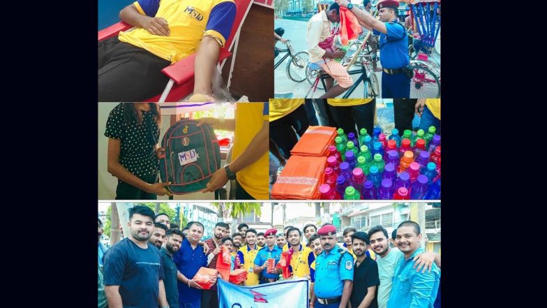 MS Dhoni Birthday Celebration In Nepal: नेपाल में फैंस ने इस खास अंदाज में मनाया एमएस धोनी का जन्मदिन, सोशल मीडिया पर वायरल हुई तस्वीरें