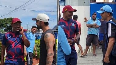 Virat Kohli Meets Brian Lara: अपना 500वां अंतरराष्ट्रीय मैच खेलने से पहले विराट कोहली ने ब्रायन लारा से की मुलाकात, देखें वीडियो