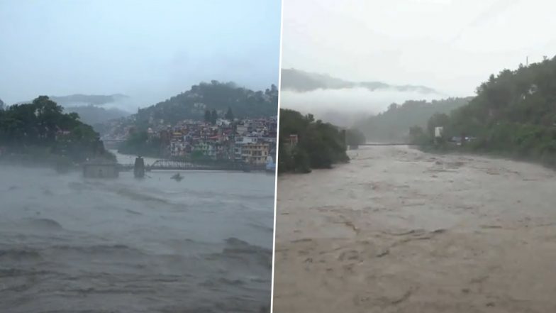 हिमाचल प्रदेश के मंडी में ब्यास नदी ने लिया उग्र रूप, राज्य में भारी बारिश जारी, देखें वीडियो