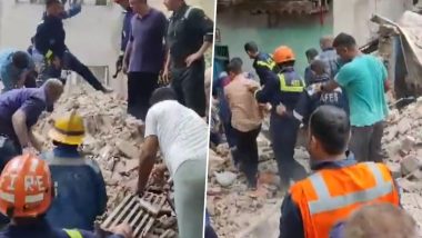 Ahmedabad Building Collapses Video: अहमदाबाद में बड़ा हादसा, तीन मंजिला बिल्डिंग गिरी, एक व्यक्ति की मौत; रेस्क्यू ऑपरेशन जारी