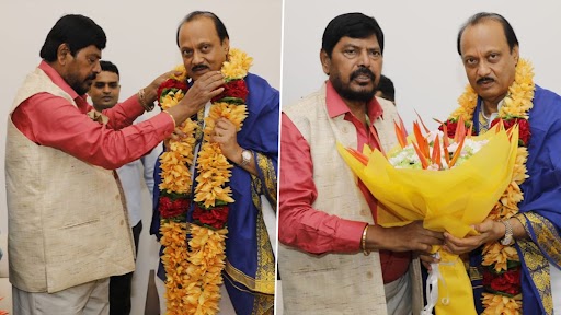 Ramdas Athavale Meets Junior Pawar: रामदास अठावले ने अजित पवार से की मुलाकात, कहा- सही फैसला लिया