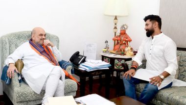 Chirag Paswan Meets Amit Shah: चिराग पासवान दिल्ली में केंद्रीय गृह मंत्री अमित शाह से की मुलाकात, NDA में होंगे शामिल!