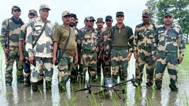 Pakistani Drone Shot Down In Punjab: भारतीय सीमा में घुसा पाकिस्तानी ड्रोन, पंजाब के तरनतारन में BSF के जवानों ने मार गिराया- See Photos