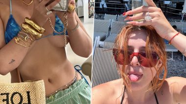 Bella Thorne Hot Pics: बेला थोर्न ने ब्लू बिकनी पहन दरिया किनारे लगाई आग, एक्ट्रेस की हॉटनेस ने बढ़ाया सोशल मीडिया का पारा (View Pics)