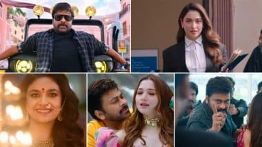 Bholaa Shankar Trailer Out: Chiranjeevi, Keerthy Suresh और Tamannaah Bhatia स्टारर 'भोला शंकर' का जबरा ट्रेलर हुआ रिलीज, 11 अगस्त को सिनेमाघरों में देगी दस्तक (Watch Video)