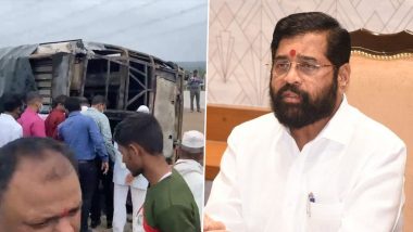 Maharashtra Bus Accident: बुलढाणा बस हादसे पर सीएम शिंदे ने जताया शोक, मृतक परिजनों के परिवारों को 5 लाख रुपये की मुआवजा की घोषणा, 26 लोगों की गई है जान