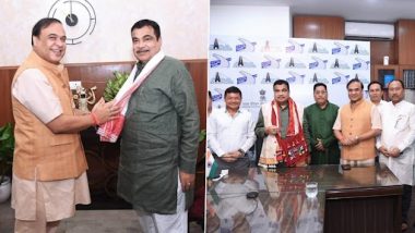 Assam CM Meets Union Minister Gadkari: असम सीएम ने गडकरी से की मुलाकात, प्रमुख परियोजनाओं के लिए ममद मांगी