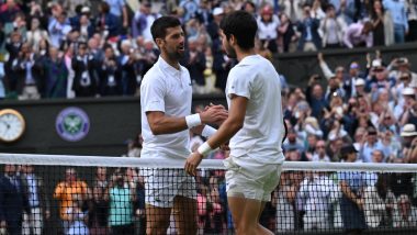 Carlos Alcaraz beats Novak Djokovic In Wimbledon 2023: फाइनल मुकाबले में कार्लोस अलकराज ने नोवाक जोकोविच को हराया, पहली बार विंबलडन खिताब पर किया कब्ज़ा
