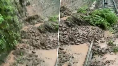 Himachal Pradesh Heavy Rain: हिमाचल प्रदेश में भारी बारिश का कहर, कोटी-सनवारा रेलवे स्टेशन के बीच ट्रैक बंद किया गया- Video