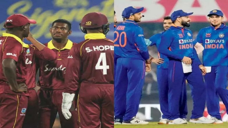IND vs WI 3rd ODI 2023 live Score Updates: भारत की आधे बल्लेबाज लौटे पवेलियन, सूर्यकुमार यादव 35 रन बनाकर बने रोमारियो शेफर्ड का शिकार