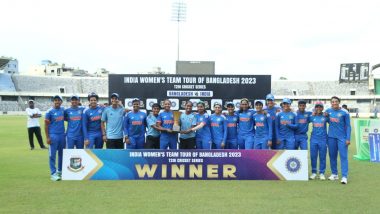 IND W vs BAN W T20 Series: तीसरे टी20 मुकाबला में बांग्लादेश ने चार विकेट से की जीत दर्ज, टीम इंडिया ने 2-1 से सीरीज पर किया कब्ज़ा