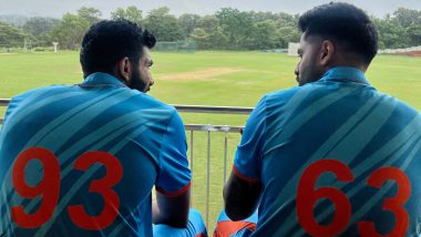 Bumrah and SKY Spotted Together: मुंबई इंडियंस के लिए एक शूट में एक साथ दिखे जसप्रित बुमरा और सूर्यकुमार यादव, देखें Photo और वीडियो