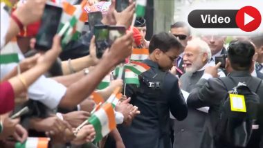 PM Modi Warm Welcome Video: पेरिस में प्रवासी भारतीयों ने पीएम मोदी का किया जोरदार स्वागत, देखें वीडियो