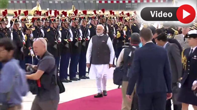 PM Modi in France: पेरिस में पीएम मोदी का जोरदार स्वागत, फ्रांस की प्रधानमंत्री एलिजाबेथ बोर्न ने की अगवानी