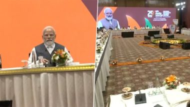 NDA Meeting: पीएम मोदी की मौजूदगी में दिल्ली के 'द अशोक होटल' में एनडीए की बैठक शुरू, ये प्रमुख नेता मौजूद (Watch Video)