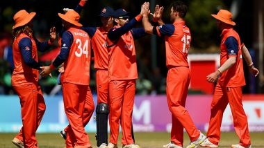 SL vs NED, ICC WC 2023 Qualifier Final Innings Update: आईसीसी विश्व कप क्वालीफायर के फाइनल में नीदरलैंड ने श्रीलंका को 233 रन पर रोका, डच गेदबाजो ने की ख़तरनाक प्रदर्शन
