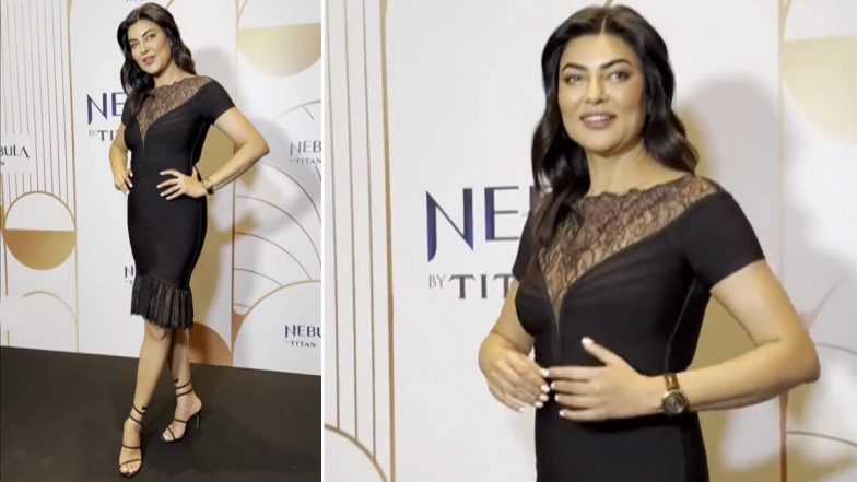 Sushmita Sen Hot Video: सुश्मिता सेन ने एक इवेंट में अपने हुस्न का बिखेरा जलवा, ब्लैक बॉडीकॉन ड्रेस में दिखा एक्ट्रेस का स्टनिंग अवतार (Watch Video)