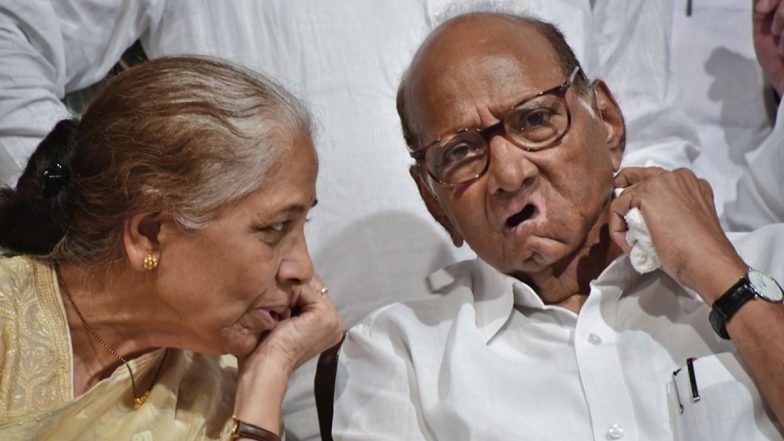 Pratibha Pawar: शरद पवार की पत्नी प्रतिभा की बिगड़ी तबीयत, मुंबई के ब्रीच कैंडी अस्पताल में कराई गई भर्ती, छगन भुजबल बोले, शीघ्र स्वस्थ होने की प्रार्थना करता हूं- Video