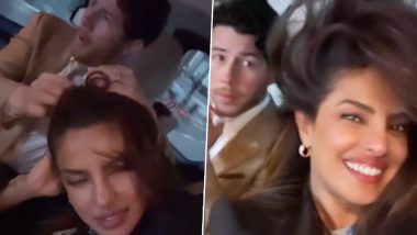 चलती कार में Nick Jonas ने Priyanka Chopra की बनाई Ponytail, यूजर्स ने वीडियो पर बरसाया प्यार (Watch Video)