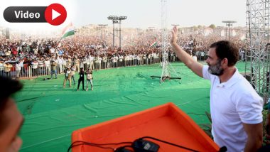 PM-PM Slogans in Rahul Rally: तेलंगाना में राहुल गांधी की रैली में लोगों ने लगाए पीएम-पीएम के नारे, देखें VIDEO