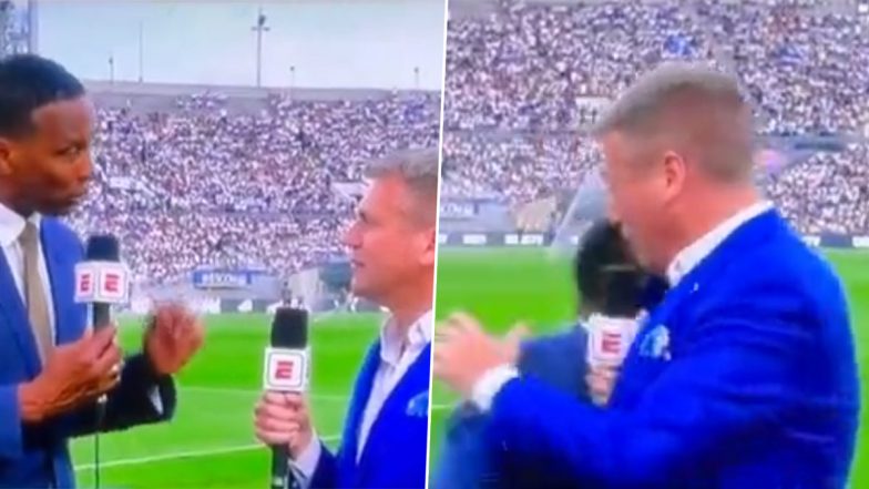 Shaka Hislop Collapses on Live TV: रियल मैड्रिड बनाम एसी मिलान क्लब फ्रेंडली से पहले लाइव टीवी पर बेहोश हो गिरे फुटबॉल&nbsp;एनालिस्ट शाका हिसलोप, देखें वीडियो