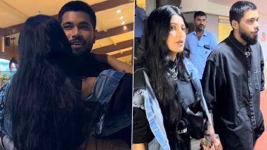 Shruti Haasan embraces her boyfriend at the airport: श्रुति हासन ने बॉयफ्रेंड Santanu Hazarika को एयरपोर्ट लगाया गले, कपल का क्यूटनेस से भरा वीडियो बटोर रहा सुर्खियां (Watch Video)