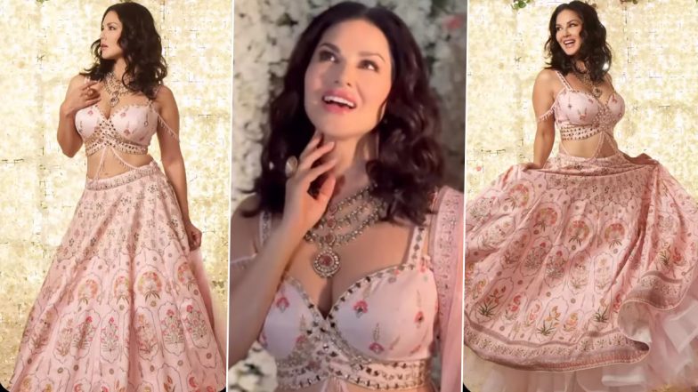 Sunny Leone ने एथनिक लुक में गिराई बिजली, एक्ट्रेस की दिलकश अदाएं मोह लेंगी आपका दिल (Watch Video)