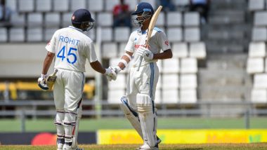 IND vs WI 2nd Test Day 1 Stumps: भारतीय सलामी बल्लेबाज ने दी अच्छी शुरुआत, विराट कोहली की नाबाद 87 रन की पारी के बदौलत भारत ने चार विकेट खोकर बनाए 288 रन