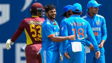 IND vs WI 3rd ODI 2023 live Score Updates: शार्दुल ठाकुर को मिला दूसरा सफलता, वेस्टइंडीज का छठा विकेट गिरा, रोमारियो शेफर्ड मात्र 8 रन बनाकर लौटे पवेलियन
