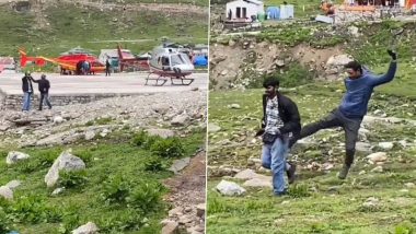 Uttarakhand Selfie Video: केदारनाथ में बड़ा हादसा होने से टला, सेल्फी लेने के चक्कर में हेलीकॉप्टर के करीब नजदीक पहुंचा युवक, कैमरे इ हुआ कैद