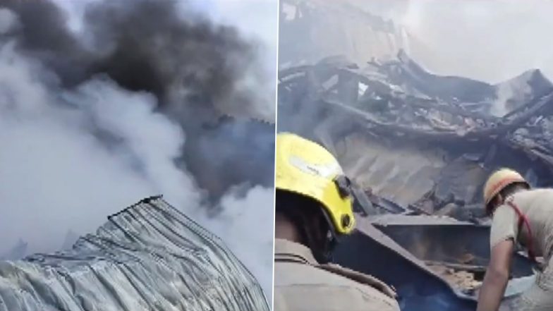 West Bengal Fire: पश्चिम बंगाल के मल्लिकपुर इलाके में प्लास्टिक बैग बनाने वाली फैक्ट्री में लगी आग, दमकल की 15 गाड़ियां मौके पर, देखें वीडियो