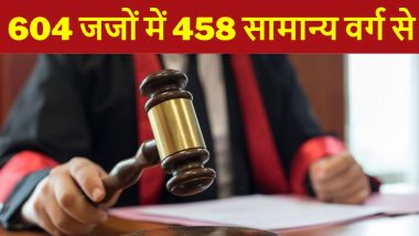 Judges in High Courts: पिछले 5 साल में हाई कोर्ट में 604 जजों की नियुक्ति हुई, जिसमें से 458 सामान्य वर्ग से हैं