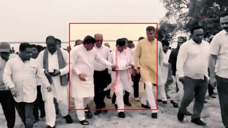 VIDEO: बाढ़ पीड़ितों का हालचाल लेने पहुंचे थे नेता जी, लोगों का गुस्सा देख लौटे वापस