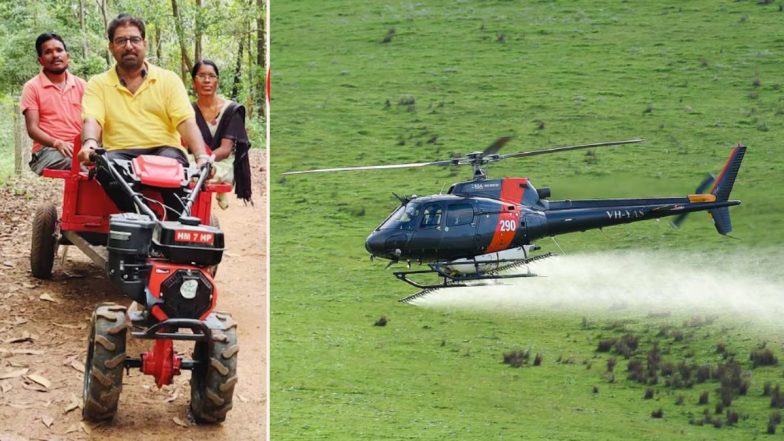 फसल की देखभाल के लिए 7 करोड़ का हेलीकॉप्टर खरीद रहा ये किसान, कमाई सुनकर उड़ जाएंगे होश