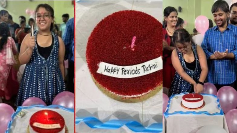 First Period Celebration: बेटी के पहले पीरियड्स पर पिता ने दी पार्टी, मेहमानों के साथ काटा केक, जश्न का VIDEO वायरल