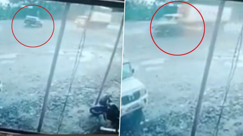 Video: मुंबई-नासिक हाईवे पर भयानक हादसा, तेज रफ्तार ट्रेलर और जीप की टक्कर में 6 छात्रों की मौत