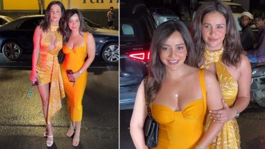 Neha Sharma and Aisha Sharma Hot Video: नेहा और आयशा ने मुंबई की गलियों में बिखेरा जलवा, मैचिंग बॉडीकॉन ड्रेस पहन दिए सेक्सी पोज (Watch Video)