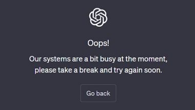 ChatGPT Down? OpenAI चैटबॉट पर ग्लोबल आउटेज के वजह से चैटजीपीटी डाउन, यूज़र्स ने ट्विटर पर जताया निराशा, देखें Tweets
