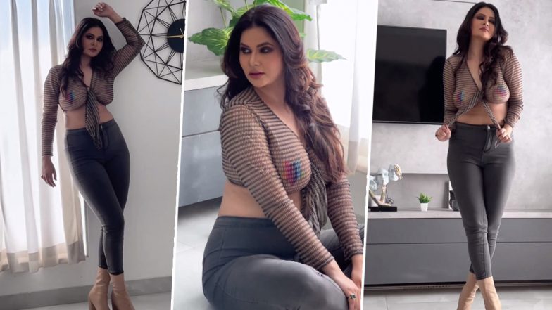 Gandi Baat अभिनेत्री Aabha Paul ब्रालेस होकर कराया बोल्ड फोटोशूट, यूजर्स का छूटा पसीना (Watch Video)
