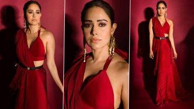 Nushrratt Bharuccha Hot Photos: नुसरत भरूचा ने सिजलिंग रेड आउटफिट पहन गिराई बिजली, एक्ट्रेस की स्टनिंग तस्वीरें आपको कर देंगी मदहोश (View Pics)