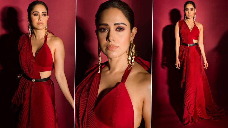 Nushrratt Bharuccha Hot Photos: नुसरत भरूचा ने सिजलिंग रेड आउटफिट पहन गिराई बिजली, एक्ट्रेस की स्टनिंग तस्वीरें आपको कर देंगी मदहोश (View Pics)